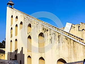 Astronomical instrument at Jantar Mantar in Jaipur