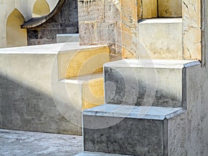 Astronomical instrument at Jantar Mantar in Jaipur