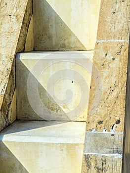 Astronomical instrument at Jantar Mantar in Jaipur