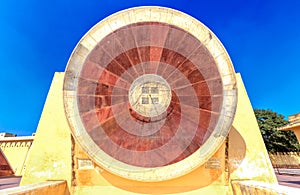 Astronomical instruments at Jantar Mantar observatory, Jaipur, I