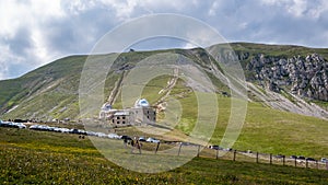 Astronomical observatory at Campo Imperatore, Abruzzo, Italy