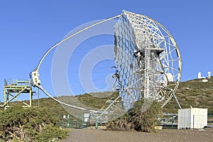 Astronomical observatory in Roque de los Muchachos. La Palma. Canary Islands. Spain photo