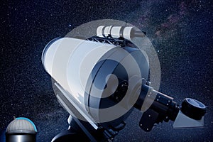 Astronomical observatory telescope stars night