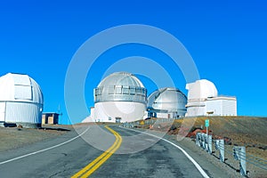 Astronomical Research Facilities atop Mauna Kea