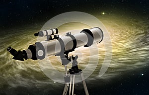 Astronomical telescope photo