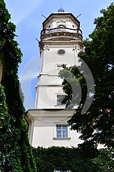 Astronomical Tower at the Klementinum in Old Town in Prague, Czech Republic