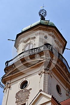 Astronomical Tower at the Klementinum in Old Town in Prague, Czech Republic