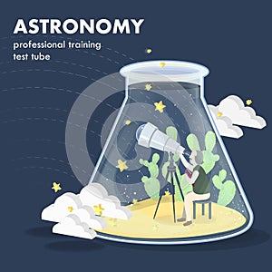 Astronomy concept