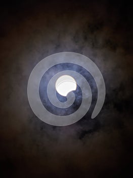 Astronomy eclipse phenomenon