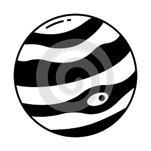 Astronomy Half Glyph and Line mixing Vector icon which can easily modify or edit photo