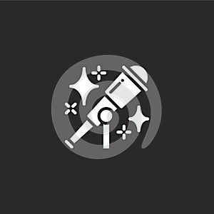 astronomy icon. Filled astronomy icon for website design and mobile, app development. astronomy icon from filled hobbies