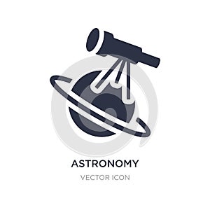 astronomy icon on white background. Simple element illustration from Astronomy concept