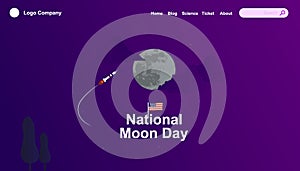 Astronomy landing page vector - aiduldesignA181