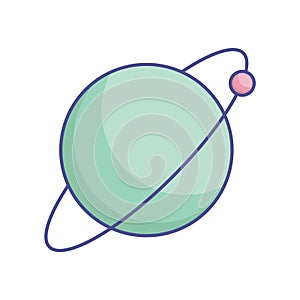 Astronomy Line Style vector icon which can easily modify or edit