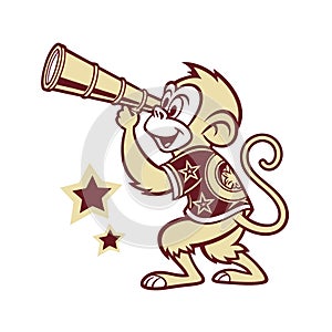 Astronomy with Sleep-Deprived Monkey