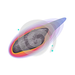 Astrophysics Flying Meteorite Composition photo