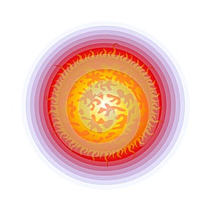 Astrophysics Glowing Planet Composition