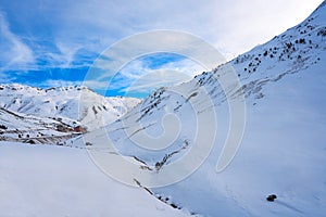 Astun ski area in Huesca on Pyrenees Spain photo