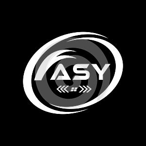ASY letter logo Design. ASY Simple and modern monogram logo. Abstract Alphabet vector Design