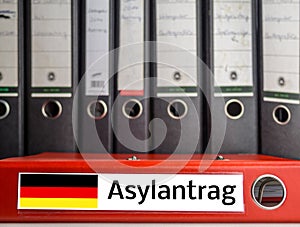 Asylum application file