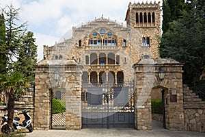 Asylum of Santo Cristo in Pla de San Agustin de Igualada. Spain photo