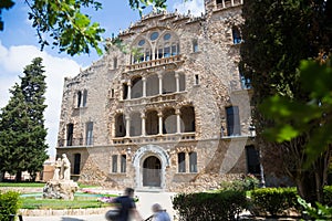 Asylum of Santo Cristo in Pla de San Agustin de Igualada. Spain photo