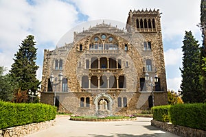 Asylum of Santo Cristo in Pla de San Agustin de Igualada. Spain photo