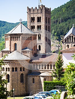 Asylum of Santo Cristo in Pla de San Agustin de Igualada. Spain photo