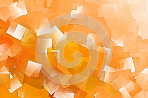 Asymmetric orange squares agglomeration background