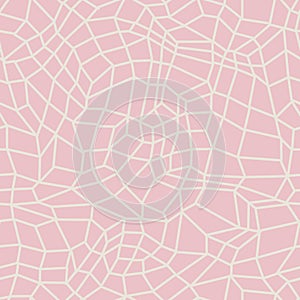 Asymmetric Pink Geometric Background element Seamless pattern