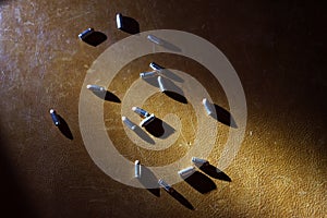 Asymmetry of bullets