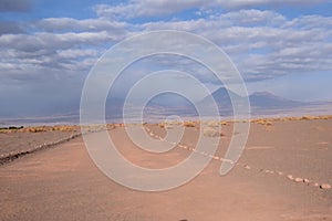 atacama desert landscape.