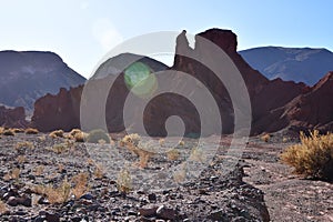 Atacama Desert panorama views Chile south america