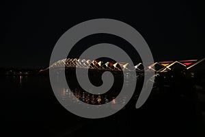 Atal Bridge Is A Pedestrian Truss Bridge At Sabarmati Riverfront