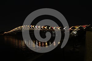 Atal Bridge Is A Pedestrian Truss Bridge At Sabarmati Riverfront