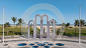 Atalaia Arches at Aracaju Sergipe Brazil. Tourism at Brazil Northeast.