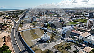 Atalaia Edge at Aracaju Sergipe Brazil. Tourism at Brazil Northeast.