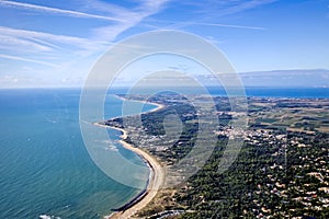 Atalntic ocean oleron island in France