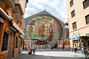 Atarazanas Market Building in Malaga, Spain