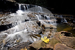 Atas Pelangi waterfall