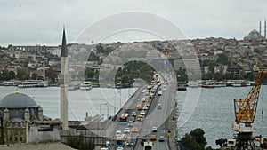 Ataturk bridge at Istanbul, Turkey
