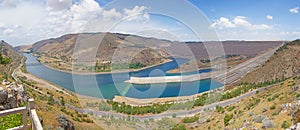 Ataturk dam on Euphrates River