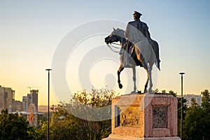 Ataturk Monument in the Ethnography Museum of Ankara.