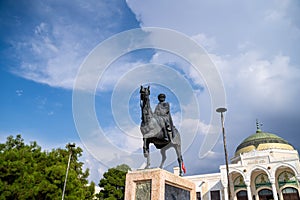 Ataturk Monument in the Ethnography Museum of Ankara.