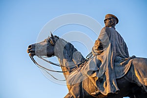 Ataturk Monument in the Ethnography Museum of Ankara.