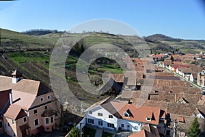 Atel. A village in Transylvania Romania