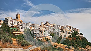 Atessa, Chieti, Abruzzo, Italy: the old town on the hill