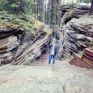 Athabasca Fall Canyon