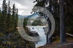 Athabasca Falls in Jasper National Park - Alberta, Canada