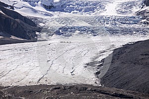 Athabasca Glacier And Columbia Ice Field